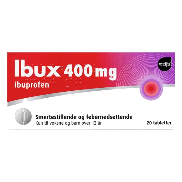 Ibux tabletter 400 mg 20 stk
