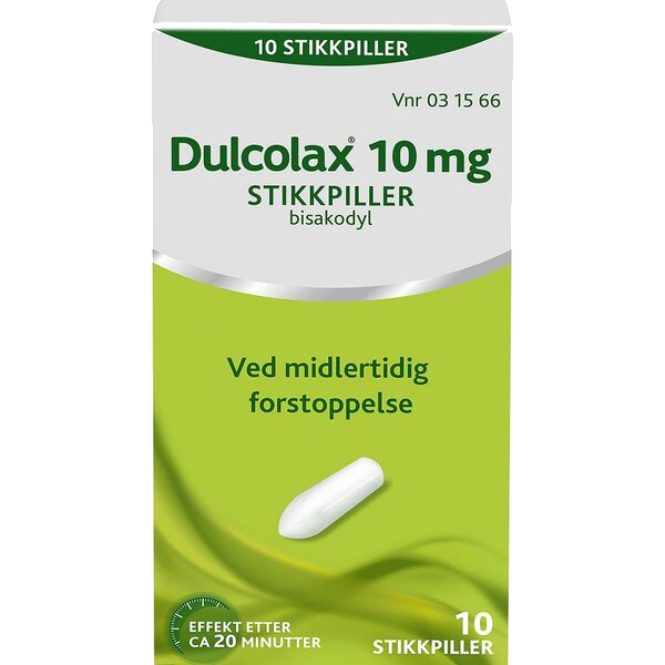 Dulcolax stikkpille 10 mg 10 stk