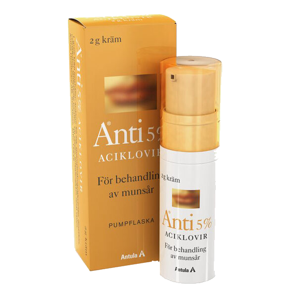 Antix krem 5% pumpeflaske 2g