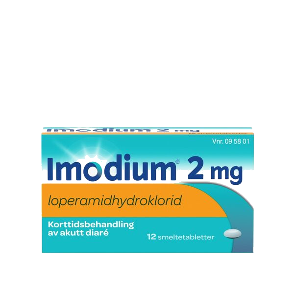Imodium Smeltetabletter 2 mg 12 stk