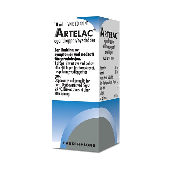 Artelac øyedråper 3,2 mg/ml 10 ml
