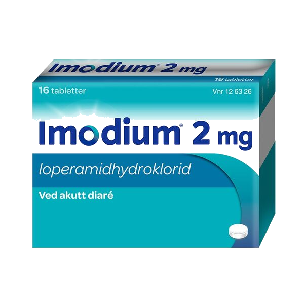 Imodium tabletter 2 mg 16 stk