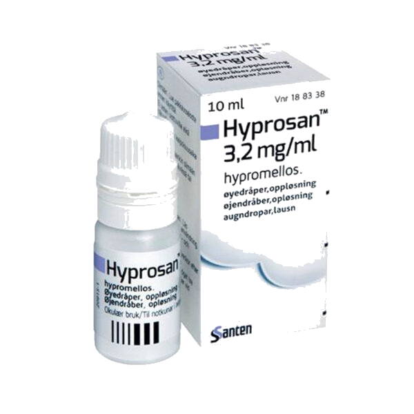 Hyprosan Øyedr 3,2 mg/ ml 10 ml