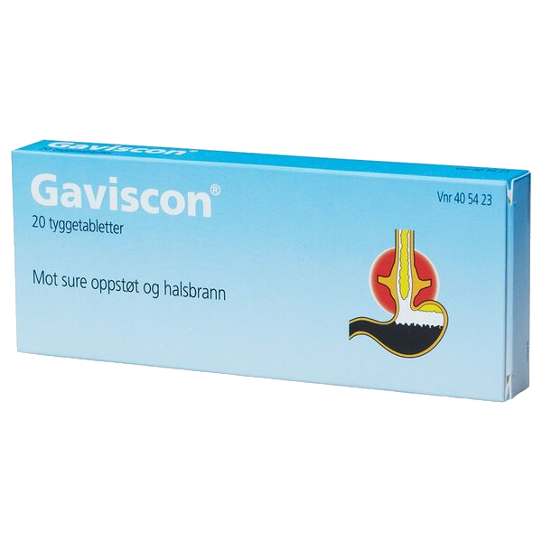 Gaviscon tyggetabletter 20 stk