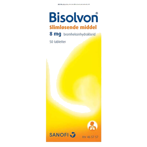 Bisolvon tabletter 8 mg 50 stk