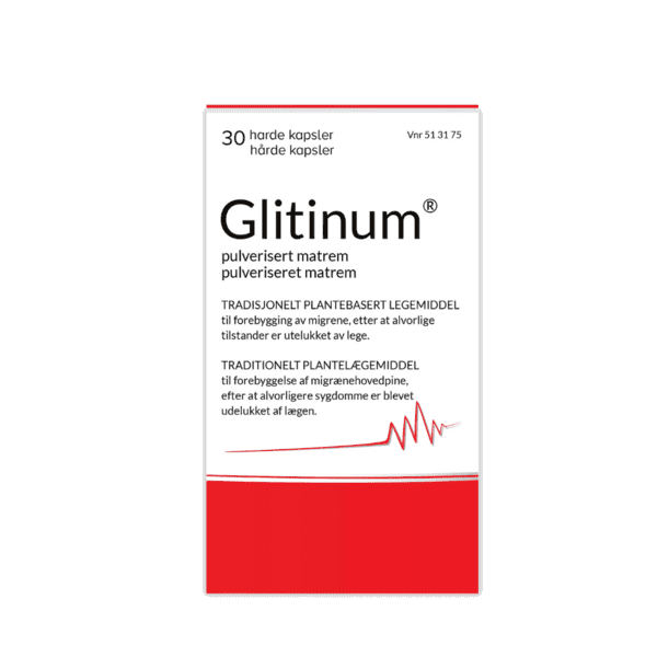 Glitinum daglig forebygging mot migrene