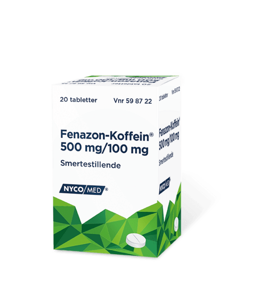 Fenazon-Koffein Sterke tabletter 20 stk
