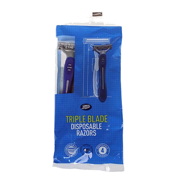 Boots Smooth Care Engangshøvel med Trippelblad, 4-pakning