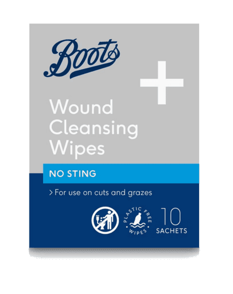 Boots servietter til sårvask 10stk