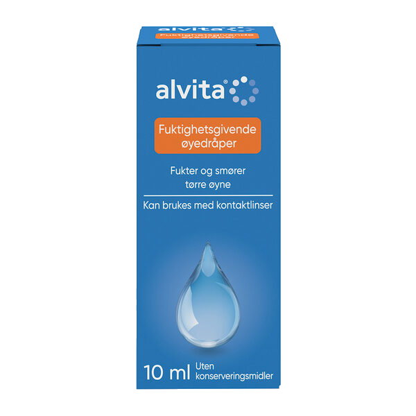 Alvita fuktighetsgivende øyedråper