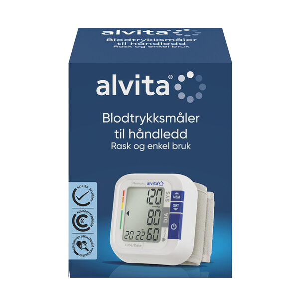 Alvita blodtrykksmåler håndledd