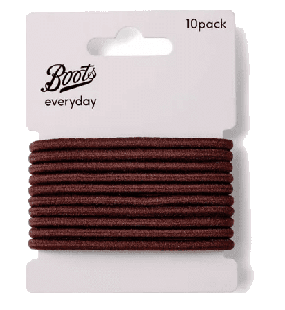 Boots Brune Tykke Hårstrikk 10stk