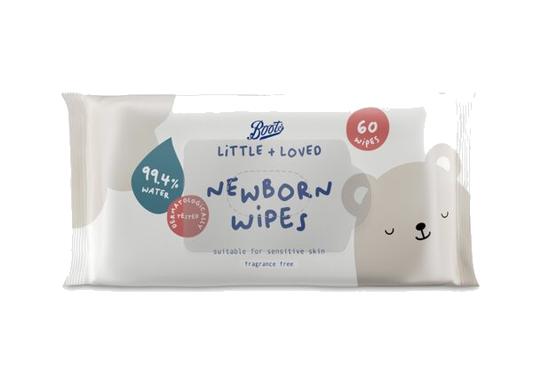 Boots New Born Våtservietter 60stk