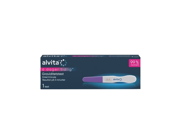 Alvita Graviditetstest tidlig 1 stk