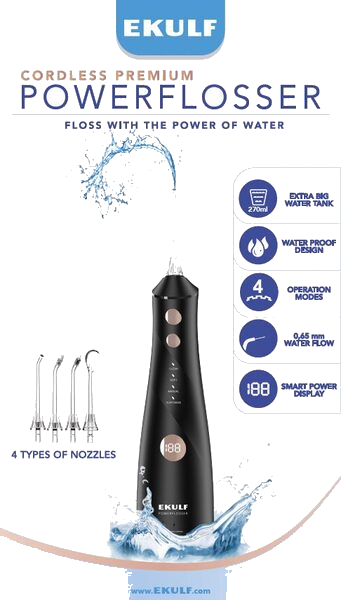 EKULF PowerFlosser premium black
