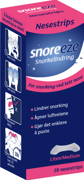 Snoreeze Nesestrips Liten / Midten 20 strips