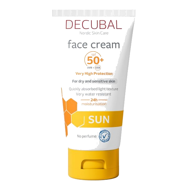 Decubal Sun face cream SPF50+ 50 ml