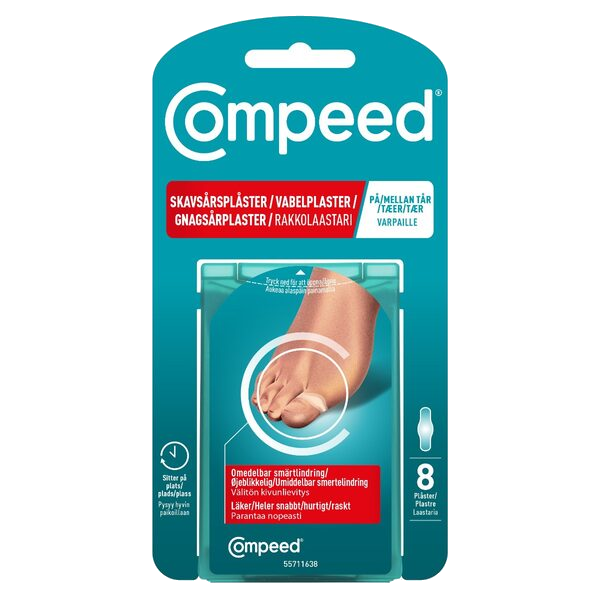 Compeed Gnagsårplaster On Toes Tær 8 stk