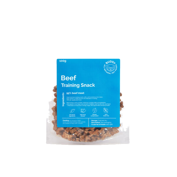 Buddy Beef Training Snacks godbiter til hund 100g