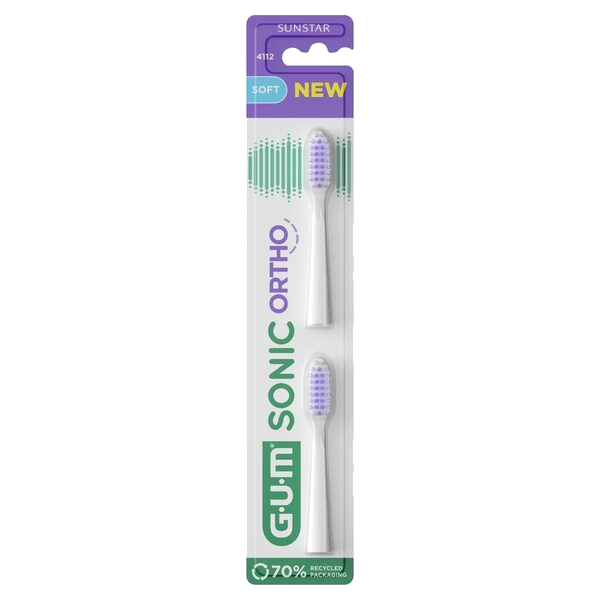 GUM Sonic ORTHO Refill børstehoder