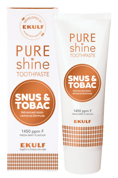 EKULF Pure Shine Snus & Tobakk Tannkrem 75ml