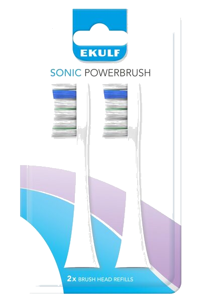 EKULF Sonic PowerBrush white refill