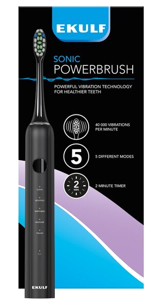 EKULF Sonic PowerBrush black