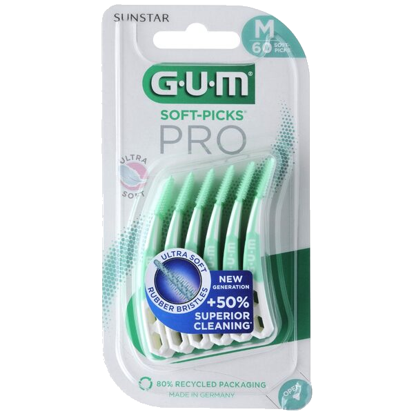 Gum Soft Picks Pro Medium 60stk