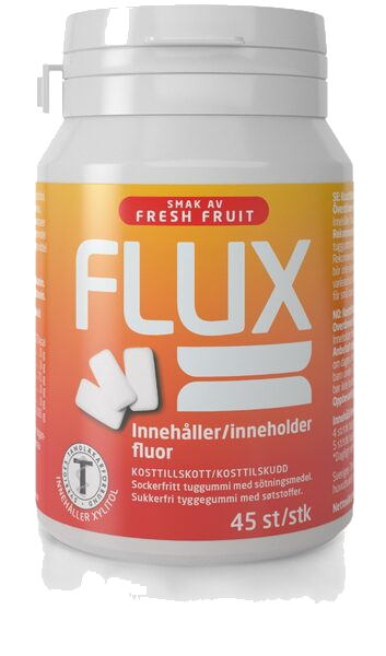 FLUX Fresh Fruit Tyggegummi Boks 45stk