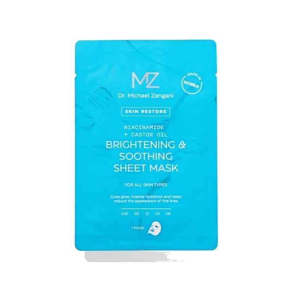 Dr. Michael Zangani Skin Restore Brightening & Soothing Sheet Mask