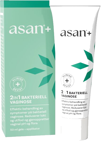 Asan+ 2in1 Bakteriell Vaginose, 50ml