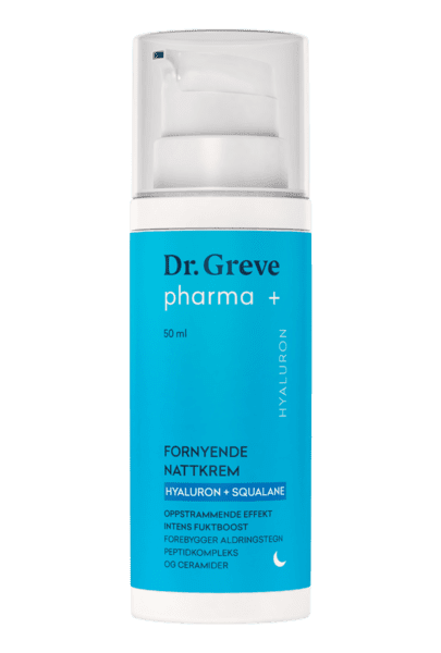 Dr. Greve pharma Hyaluron + Squalane Fornyende Nattkrem 50 ml