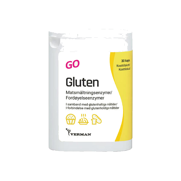 Gluten GO kapsler 30 stk
