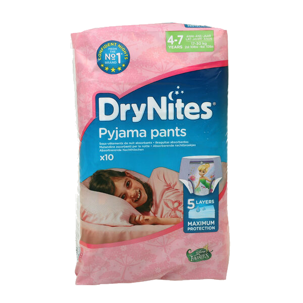 Drynites Bleie Jente 4-7År 10 stk