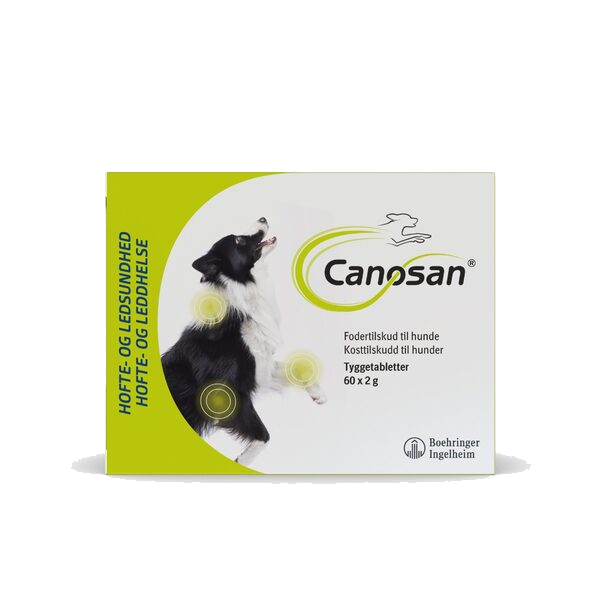Canosan tyggetabletter fôrtilskudd til hund 2g 60stk