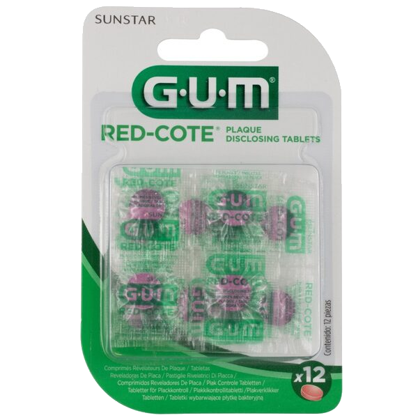 Gum plakk-kontroll tabletter 12 stk