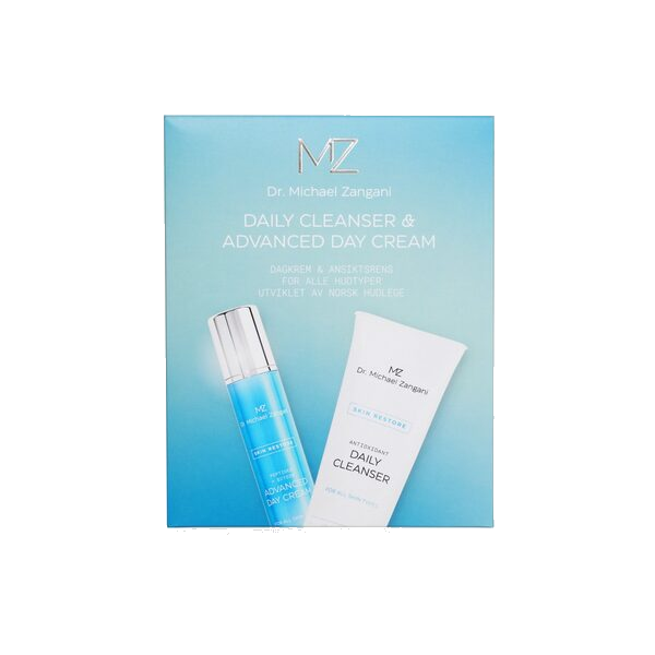 Dr. Michael Zangani Skin Restore Dagkrem & Ansiktsrens Gavesett