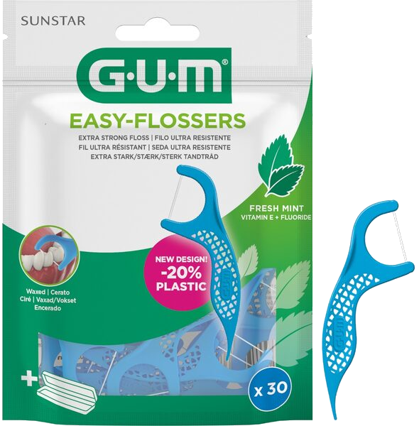 Gum Easy Flossers Fresh Mint 30stk