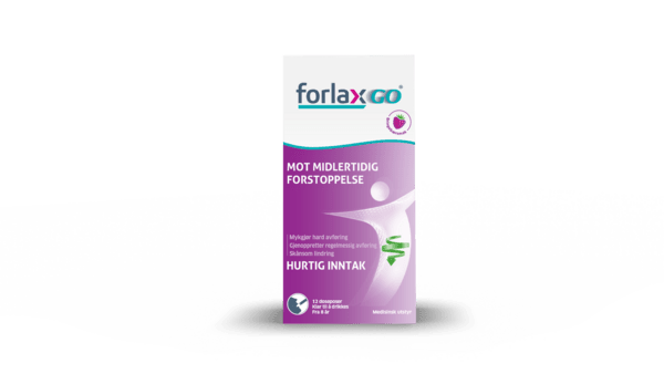 ForlaxGo® mot midlertidig forstoppelse, 12 doseposer