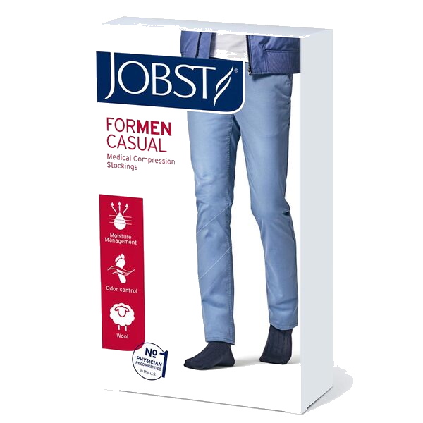 Jobst Men Casual K1 Kne Sort M 1 par