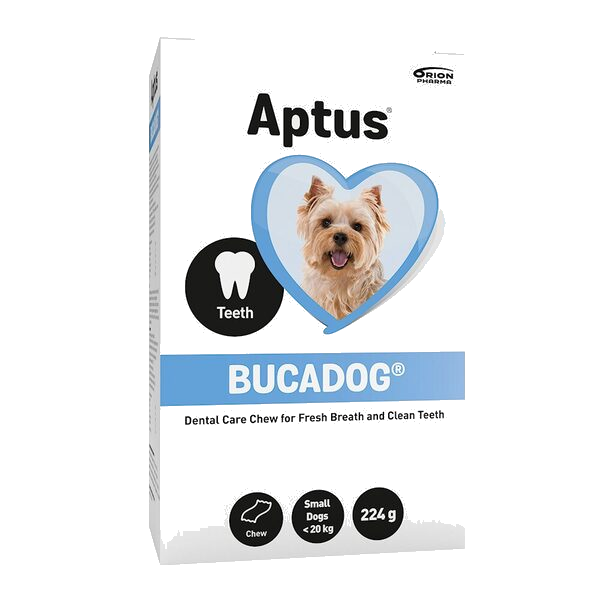Aptus Bucadog tyggelapper til små hunder 224g
