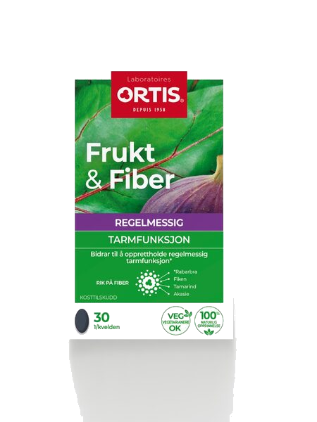 Frukt & Fiber tabletter 30 stk