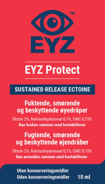 EYZ smørende øyedråper med ektoin 10 ml
