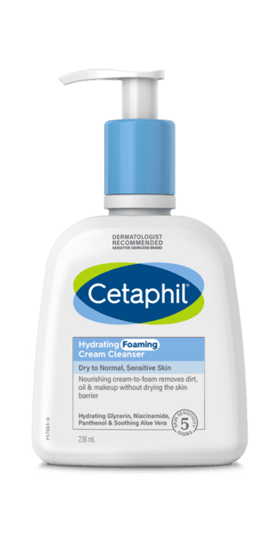 Cetaphil Hydrating Foaming Cream Cleanser