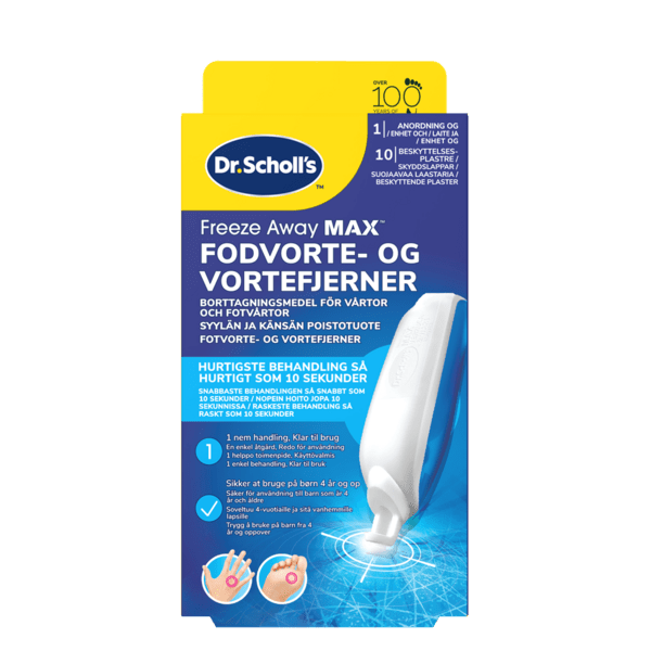 Dr. Scholl's Fotvorte- og vortefjerner Freeze Away Max