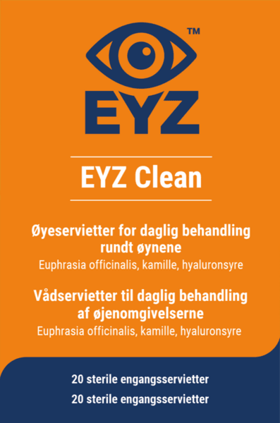 EYZ Clean øyeservietter 20 stk