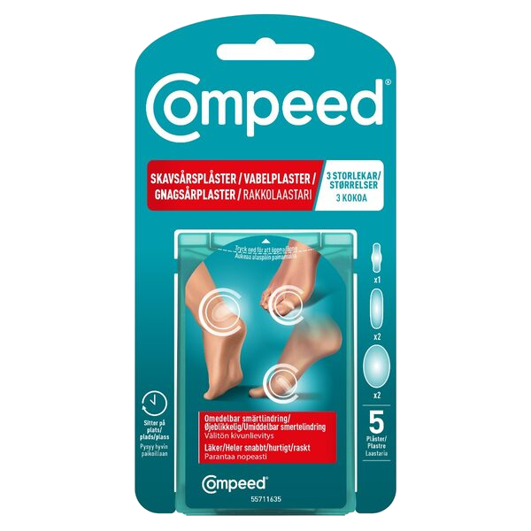 Compeed Gnagsårplaster Mix Pack 3str 2+2+1