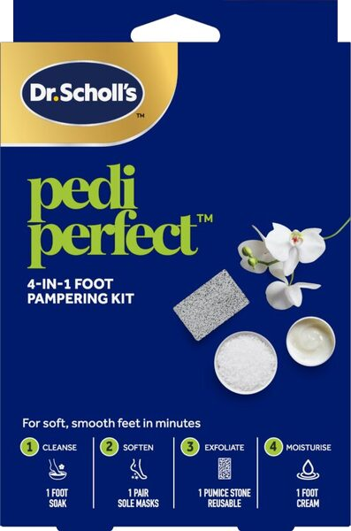 Dr. Scholl's Pedi Perfect 4-i-1 Fotpleiekit