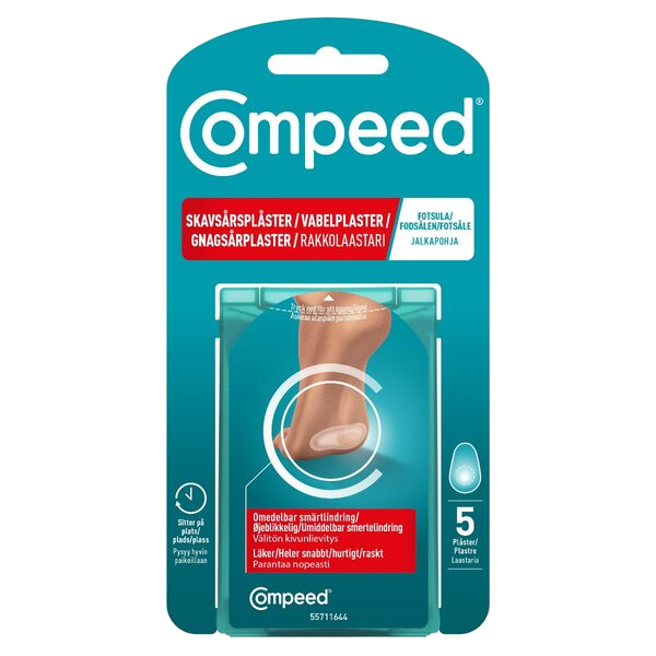 Compeed Gnagsårplaster Sport under foten 5 stk