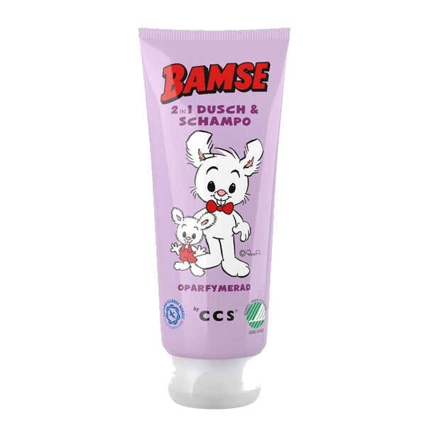 Bamse 2in1 Dusj&Sjampo, uparfymert